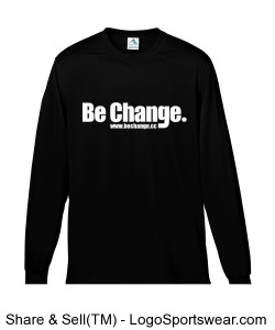Be Change Adult Long Sleeve Moisture Wicking T-shirt Mens Design Zoom